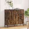 vidaXL Buffet Ch&ecirc;ne fum&eacute; 89,5 x 33 x 82 cm Bois d'ing&eacute;nierie