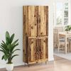 vidaXL Haut Armoire 2 pcs Bois ancien Bois d'ing&eacute;nierie