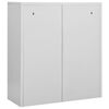 vidaXL Armoire de bureau Gris clair 90x40x102 cm Acier