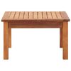 vidaXL Table basse de jardin 60x60x36 cm Bois solide d'acacia