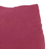 vidaXL Coussin de Dos Bordeaux 45 x 20 x 35 cm Tissu en velours c&ocirc;tel&eacute;