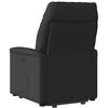 vidaXL Fauteuil inclinable &eacute;lectrique noir tissu