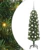 vidaXL Sapin de No&euml;l artificiel Vert 120 cm PVC et acier et plastique