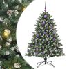 vidaXL Sapin de No&euml;l artificiel Vert 150 cm PVC, plastique et acier