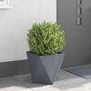 vidaXL Jardinière 2 pcs Anthracite 40 x 40 x 40 cm Acier