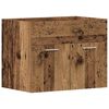 vidaXL Meuble sous-vasque de salle de bain en bois ancien 60x38,5x46cm
