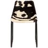 vidaXL Chaises &agrave; manger lot de 2 cuir v&eacute;ritable de ch&egrave;vre