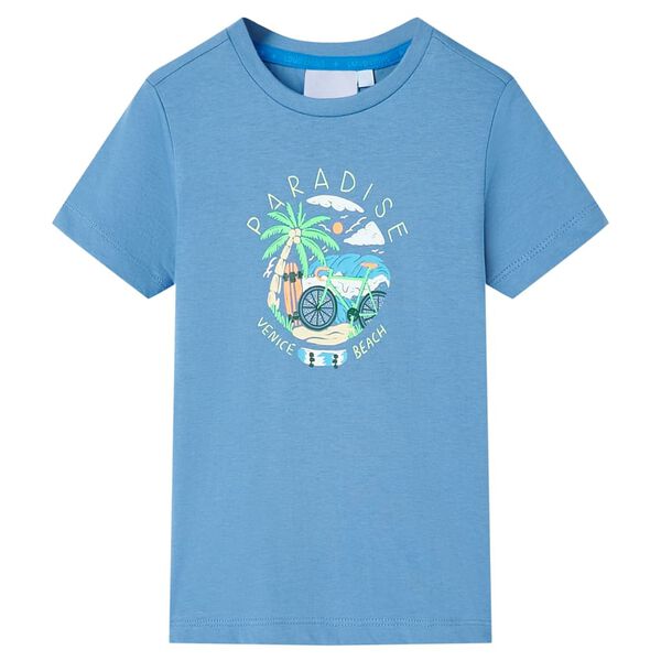 T-shirt pour enfants bleu moyen 104
