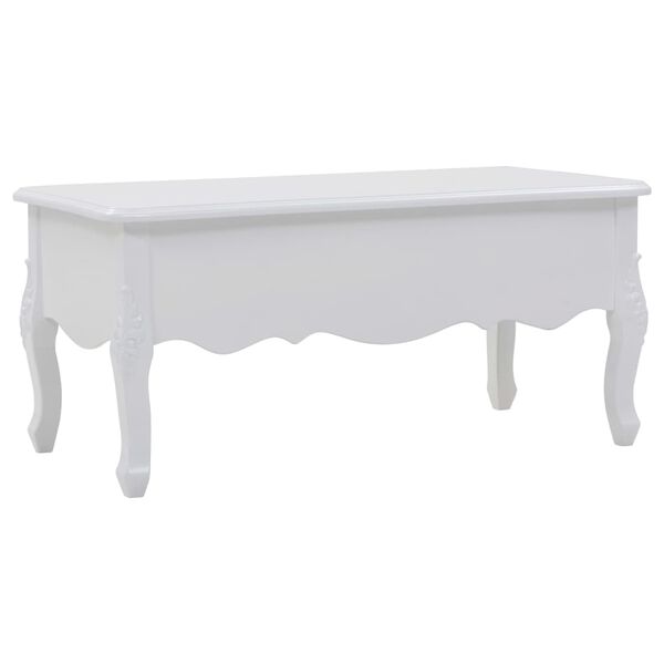 vidaXL Table basse 100x50x46 cm Blanc