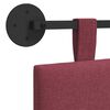 vidaXL T&ecirc;te de lit suspendue Ray&eacute; Bordeaux 170 x 55 x 5 cm tissu
