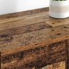 vidaXL Buffets avec tiroir Corona 2 pcs Bois Ancien 59 x 39 x 80 cm