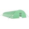 vidaXL Serre avec cadre en acier vert 108 m&sup2; 18x6x2,85 m