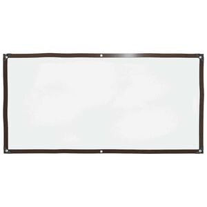 vidaXL B&acirc;che transparente avec &oelig;illets 1x2 m poly&eacute;thyl&egrave;ne