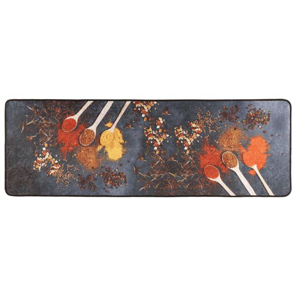vidaXL Tapis de cuisine multicolore 60x180 cm lavable