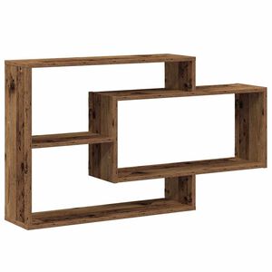vidaXL &Eacute;tag&egrave;re murale vieux bois 104x20x58,5 cm bois d'ing&eacute;nierie