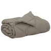 vidaXL Duvet d'&eacute;t&eacute; simple 240 x 260 cm &Eacute;t&eacute; 200 gsm Gris clair