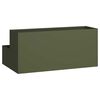 vidaXL Cache-pot de jardin Vert olive 100 x 60 x 45 cm