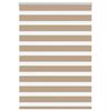 vidaXL Store z&egrave;bre marron sable largeur du tissu 110,9 cm polyester