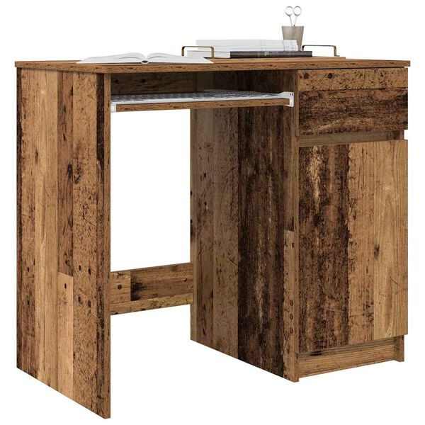 vidaXL Bureau vieux bois 86x49x76 cm bois d'ing&eacute;nierie