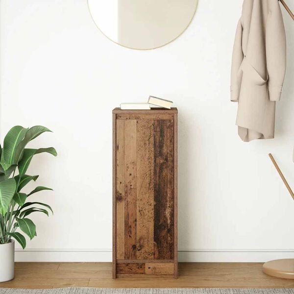vidaXL Buffet vieux bois 29,5x34x76 cm bois d'ing&eacute;nierie