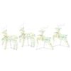vidaXL Rennes LED avec 80 LED 4 pcs Multicouleur PET