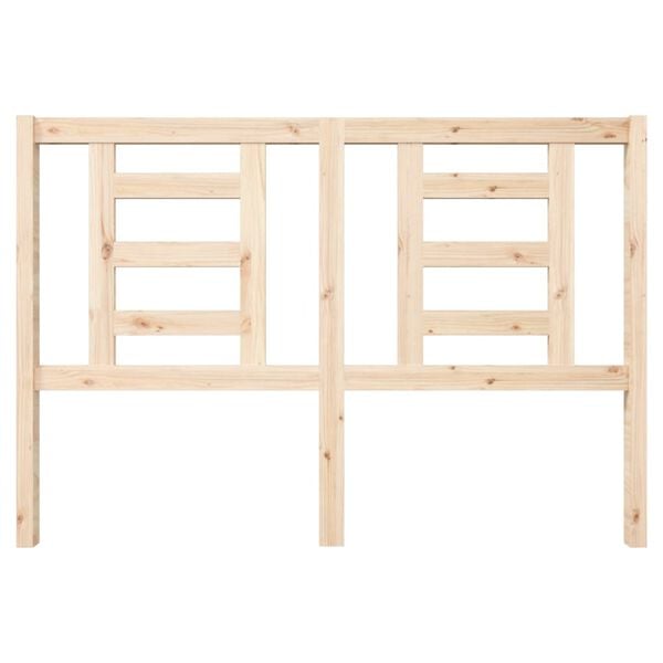 vidaXL T&ecirc;te de lit 146x4x100 cm Bois massif de pin