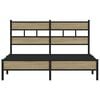 vidaXL Cadre de lit sans matelas ch&ecirc;ne sonoma 160x200 cm