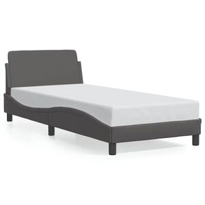 vidaXL Cadre de lit Dover gris 80x200 cm similicuir