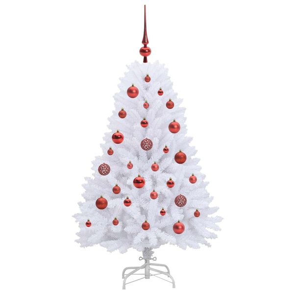 vidaXL Sapin de No&euml;l Artificiel &agrave; Branches Articul&eacute;es Blanc 120 cm