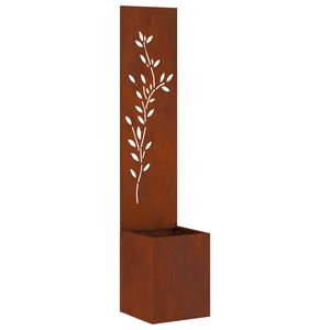 vidaXL &Eacute;cran de confidentialit&eacute; de jardin Rouill&eacute; 32 x 32 x 150 cm