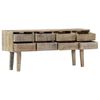 vidaXL Buffet 140x30x60 cm Bois de manguier massif