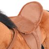 vidaXL Jouet en peluche Cheval Marron