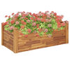 vidaXL Lit sur&eacute;lev&eacute; de jardin 110x60x44 cm Bois massif d'acacia