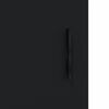 vidaXL Armoire murale noir 69,5x34x90 cm