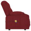 vidaXL Fauteuil de massage inclinable 2 places porte-gobelets bordeaux
