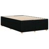 vidaXL Cadre de lit sans matelas noir 120x200 cm tissu