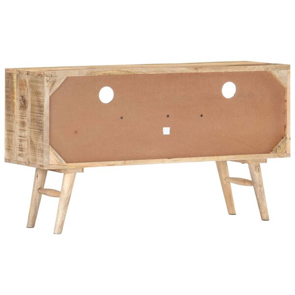 vidaXL Meuble TV 88x30x50 cm Bois solide de manguier