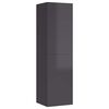 vidaXL Meuble TV Gris brillant 30,5x30x110 cm Bois d&rsquo;ing&eacute;nierie