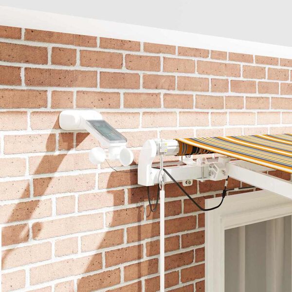 vidaXL Auvent R&eacute;tractable Multicolore 300 x 250 cm Polyester et m&eacute;tal