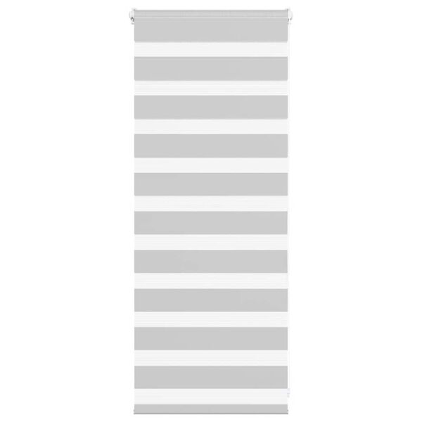 vidaXL Store z&egrave;bre gris clair largeur du tissu 55,9 cm polyester