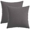 vidaXL Coussin avec oreiller HEERLEN 2 pc Gris clair Tissu