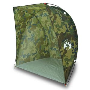 vidaXL Tente de p&ecirc;che camouflage imperm&eacute;able