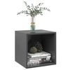 vidaXL Armoire murale Gris 37x37x37 cm Bois d’ingénierie