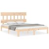 vidaXL Cadre de lit sans matelas bois de pin massif