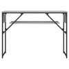 vidaXL Table console avec &eacute;tag&egrave;re sonoma gris 105x30x75 cm