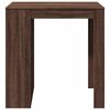 vidaXL Table de bar chêne marron 102x70x103,5 cm bois d'ingénierie