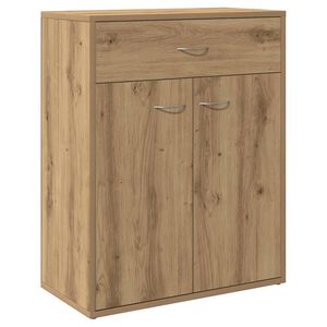 vidaXL Buffet ch&ecirc;ne artisanal 60x30x75 cm bois d'ing&eacute;nierie