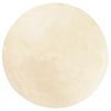 vidaXL Tapis HUARTE &agrave; poils courts doux et lavable cr&egrave;me &Oslash; 160 cm