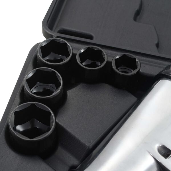 vidaXL Jeu d'outils pneumatiques 1/2" 16 pcs