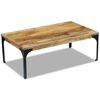 vidaXL Table basse Bois de manguier 100x60x35 cm